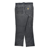 Carhartt Double Knee Carpenter Pants - 32W 32L Gray Cotton