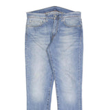 LEVI'S 511 Slim Mens Jeans Blue Cotton Denim Medium W32 L32 Slim Fit Zip