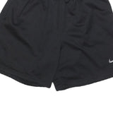 NIKE Mens Black Sports Casual Shorts M W30 Polyester Blend Lightweight