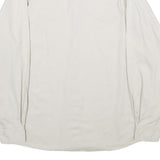 WRANGLER Mens Cream Cotton Shirt L Long Sleeve Button Front Pockets Classic