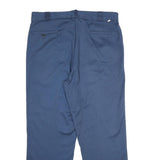 DICKIES Mens Classic Navy Blue Trousers W38 L30 Workwear Zip Closure