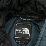 550 Fill The North Face Hooded Puffer Vest - Small Blue Polyester