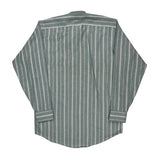 Gant Striped Shirt - Medium Gray Cotton Blend