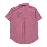 Age 7 Ralph Lauren Checked Short Sleeve Shirt - Small Pink Cotton