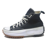 CONVERSE Run Star Hike Womens Black Canvas UK 8 Platform Trainers Unique Sole
