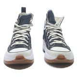 CONVERSE Run Star Hike Womens Black Canvas UK 8 Platform Trainers Unique Sole