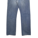DIESEL Mens Regular Blue Denim Jeans W33 L31 Button Closure Classic Fit Straight