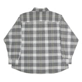WRANGLER Mens Grey & White Check Shirt XL Button Down Cotton Casual