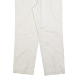 CHRISTOPHER & BANKS Womens Cotton Blend Relaxed Beige Trousers W28 L28 Casual