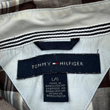 Tommy Hilfiger Checked Shirt - Large Brown Cotton