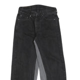 LEVI'S 505 Mens Jeans Black Loose Straight Denim Medium W30 L30 Classic Style