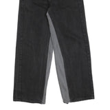 LEVI'S 505 Mens Jeans Black Loose Straight Denim Medium W30 L30 Classic Style