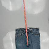 505 Levis Jeans - 34W 32L Blue Denim