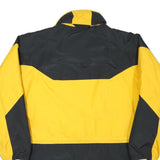 BROOKS Mens Yellow & Black Jacket S Polyester Blend Zip Casual Outdoor Winter