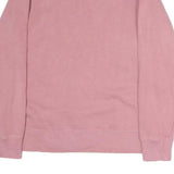 THE NORTH FACE Womens Pink Crew Neck M Cotton Logo Sweatshirt Long Sleeve
