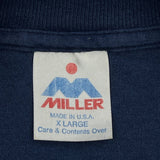Sailing Miller Single Stitch T-Shirt - XL Blue Cotton