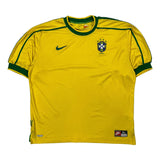 Brazil National Team Nike Football Shirt - XL Yellow Polyester