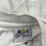 Republic Of Ocracoke Chesapeake Bay Graphic T-Shirt - Large White Cotton