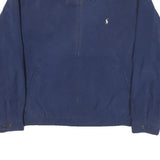 Polo Golf Ralph Lauren Mens Navy Polo Golf Zip Jacket XL Cotton Blend