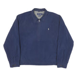 Polo Golf Ralph Lauren Mens Navy Polo Golf Zip Jacket XL Cotton Blend