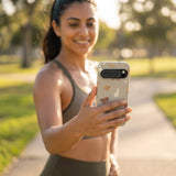 London Fog Retriever Energy Google Pixel 10/10 Pro Case - Lifestyle photo showing phone case in use