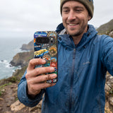 Black Trail Stickers Google Pixel 10/10 Pro Case - Lifestyle photo showing phone case in use