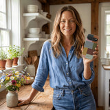 London Fog Knitted Patchwork Google Pixel 10/10 Pro Case - Lifestyle photo showing phone case in use