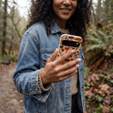 Seashell Shroomy Days Google Pixel 10/10 Pro Case - Lifestyle photo showing phone case in use
