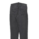 LEVI'S 721 Womens Jeans Black Slim Skinny Denim W29 L30 Premium Stretch