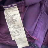 Playlife Trousers - 30W UK 8 Purple Cotton