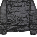 CALVIN KLEIN JEANS Womens Black Jacket M Polyester Blend Plain Zip Casual