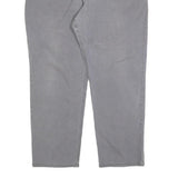 CARHARTT Mens Cotton Blend Relaxed Grey Trousers W40 L30 Casual Workwear Zip