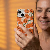 Seashell Creepy Crop iPhone 14 Case - Lifestyle photo showing phone case in use