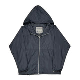 Vintage Quiksilver Windbreaker - Large Navy Nylon