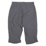 MAMMUT Womens Shorts Grey Sports Casual UK 10 W30 Polyester Blend Lightweight