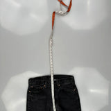 Levis 501 Jeans - 30W 32L Black Cotton
