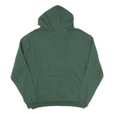 FANATICS Mens Green & Yellow Athletics Baseball Hoodie L Cotton Blend Pullover