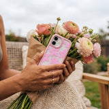 Clear Pink Blooms iPhone 17 Case With Petal Pink Ridge (MagSafe included) - 8465022255192_lifestyle_1773801600219_v1.jpg