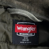 Wrangler Vest - Small Green Cotton