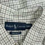 Ralph Lauren Checked Shirt - 2XL Cream Cotton