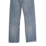 LEVI'S 501 Mens Jeans Blue Regular Straight Denim Medium W26 L29 Classic Button