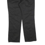 BRANDERS Mens Cotton Blend Black Regular Straight Trousers W36 L30 Classic Zip
