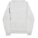CARHARTT Womens Grey Hoodie XS Logo Print Casual Pullover Drawstring Hood