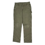 Carhartt Carpenter Trousers - 30W 32L Green Cotton