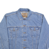 HIGH SIERRA Mens Blue Denim Button Jacket M Cotton Classic Casual Outerwear