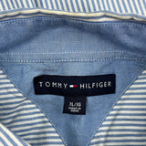 Tommy Hilfiger Striped Shirt - XL Blue Cotton