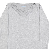 COLUMBIA Womens Grey Plain Pullover Crew Neck Basic Knit XS Outdoor Casual