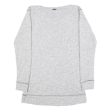 COLUMBIA Womens Grey Plain Pullover Crew Neck Basic Knit XS Outdoor Casual