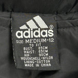 Adidas Windbreaker - Medium Black Nylon
