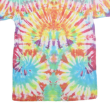 KIRKLAND Mens Multicolour Tie Dye T-Shirt M Short Sleeve Crew Neck Casual